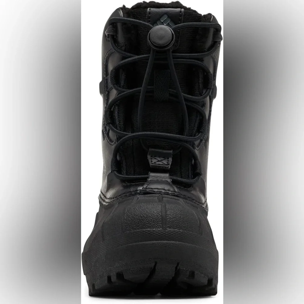 NWT Columbia Youth Bugaboot Celsius Insulated Waterproof Snow Boot, Blk/Graphite